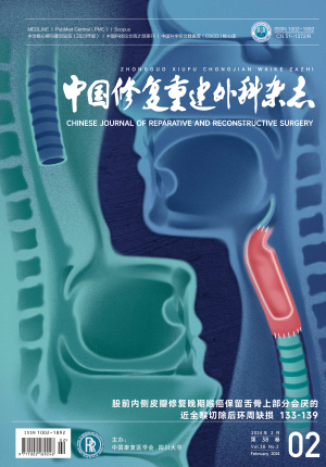 2024年第2期封面文章解讀（附視頻）| 股前內側皮瓣修復晚期喉癌保留舌骨上部分會厭的近全喉切除后環周缺損